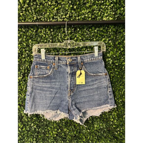 Levi’s 501 Denim Cut Off Shorts Size 25 NWT - Picture 2 of 5